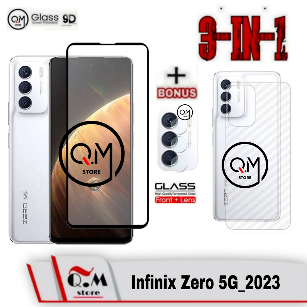 Paket 3in1 Tempered Glass Infinix Zero 5G 2023 / Zero 20 / Hot 20 5G / Hot 12 Pro / Hot 11S NFC / HOT 12 / 12i / 11 / 11S / Note 12 / 11S / 11 Pro / HOT 12 / 11 PLAY / Note 10 Pro / Note 8 / HOT 10 / 10S / Hot 10S NFC