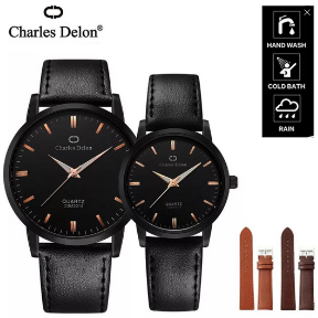 Jam Tangan Charles Delon Kulit