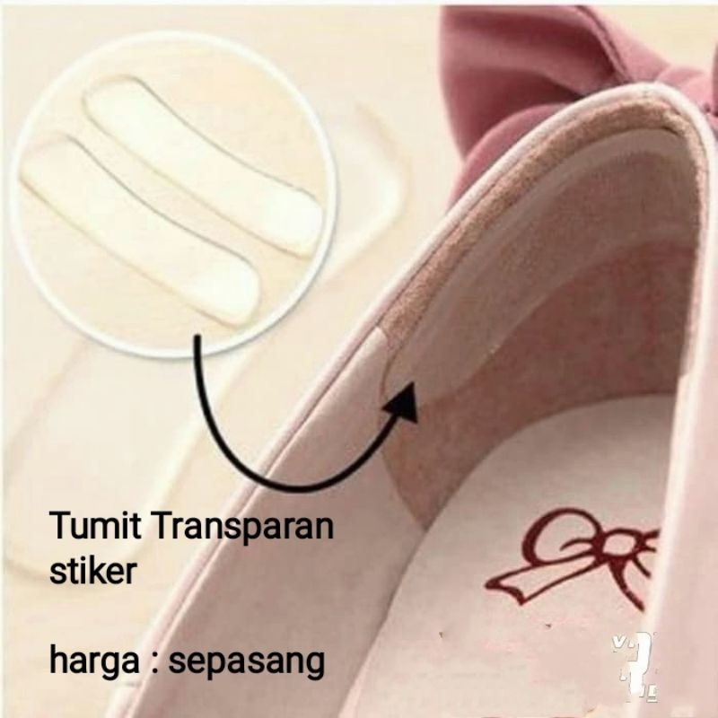 Bantalan Alas Kaki Depan Sepatu Silikon Gel Transparan / High Heels Insole Silicone Gel / Pelindung Tumit Kaki Transparan