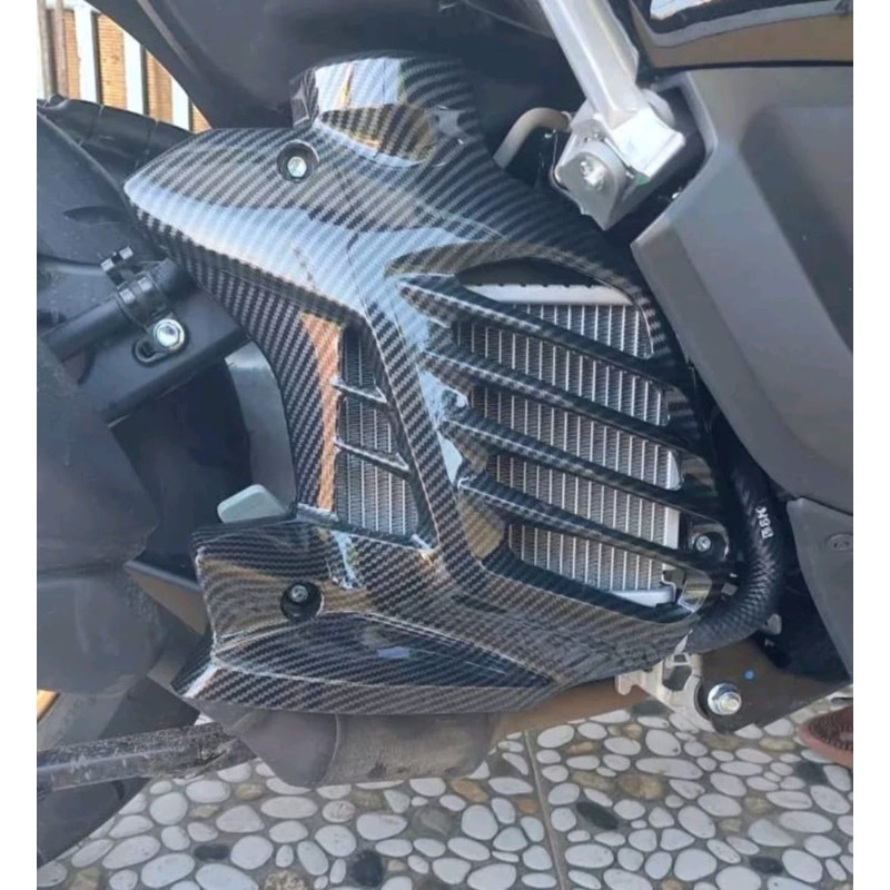 RK COVER RADIATOR NMAX NEW CARBON / FORGED carbon nmax new 2020-2024 variasi nmax new