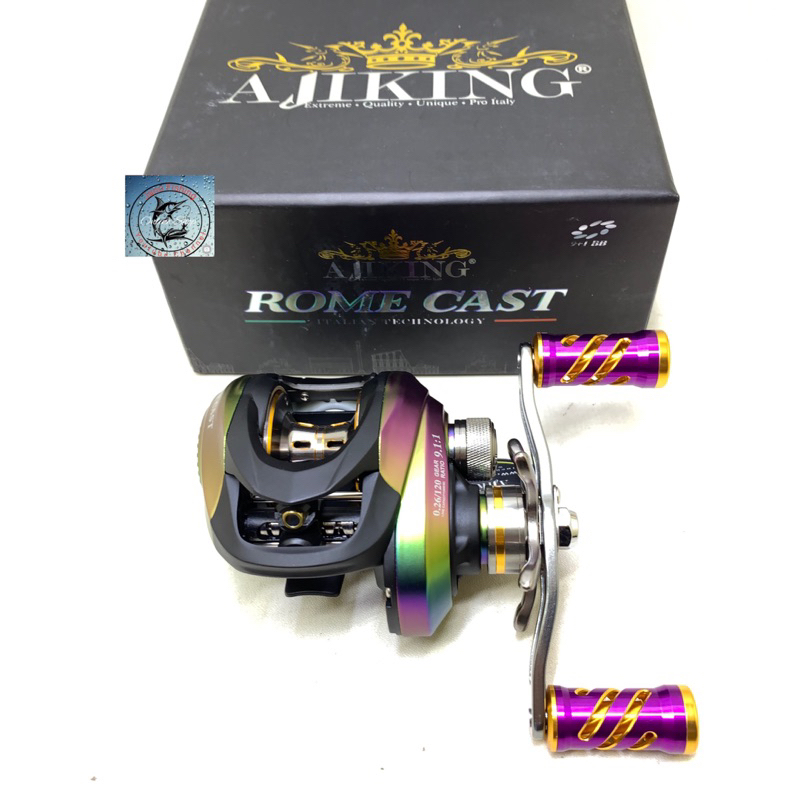 Reel BC Ajiking rome cast Handle kiri Ratio 9.1:1