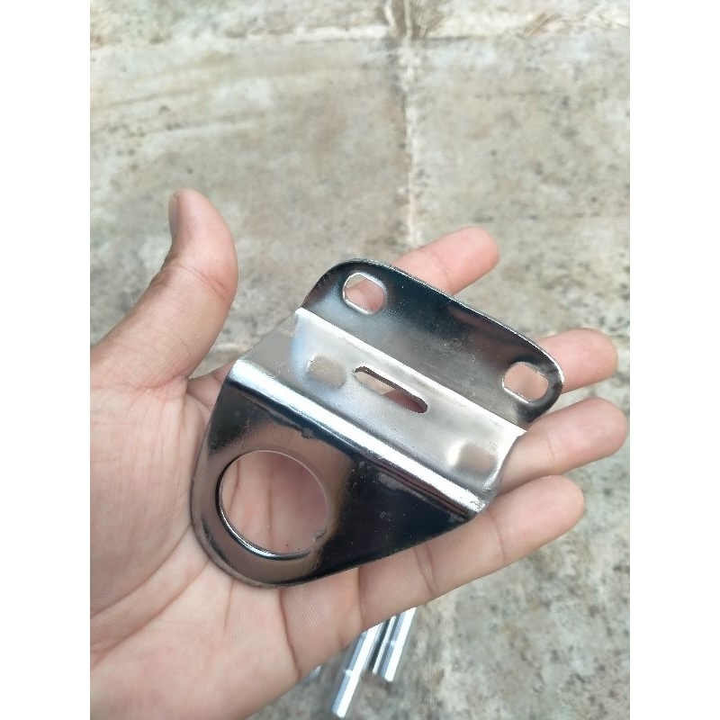 Pangkon kontak cb besi crome dudukan kunci kontak cb besi crome