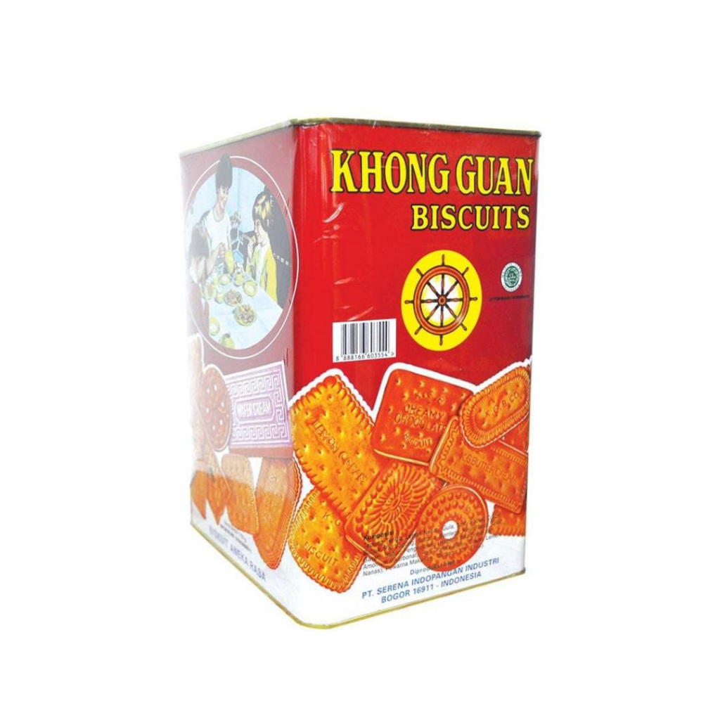 

KHONG GUAN Biscuit Assorted Merah 1,6 kg