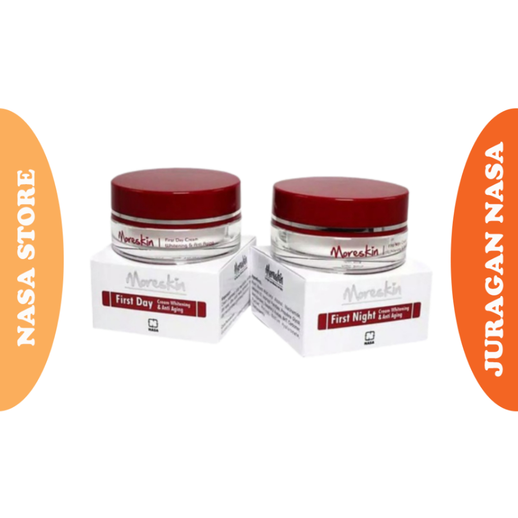 Moreskin Whitening and Anti Aging First Day & Night Cream Original Nasa