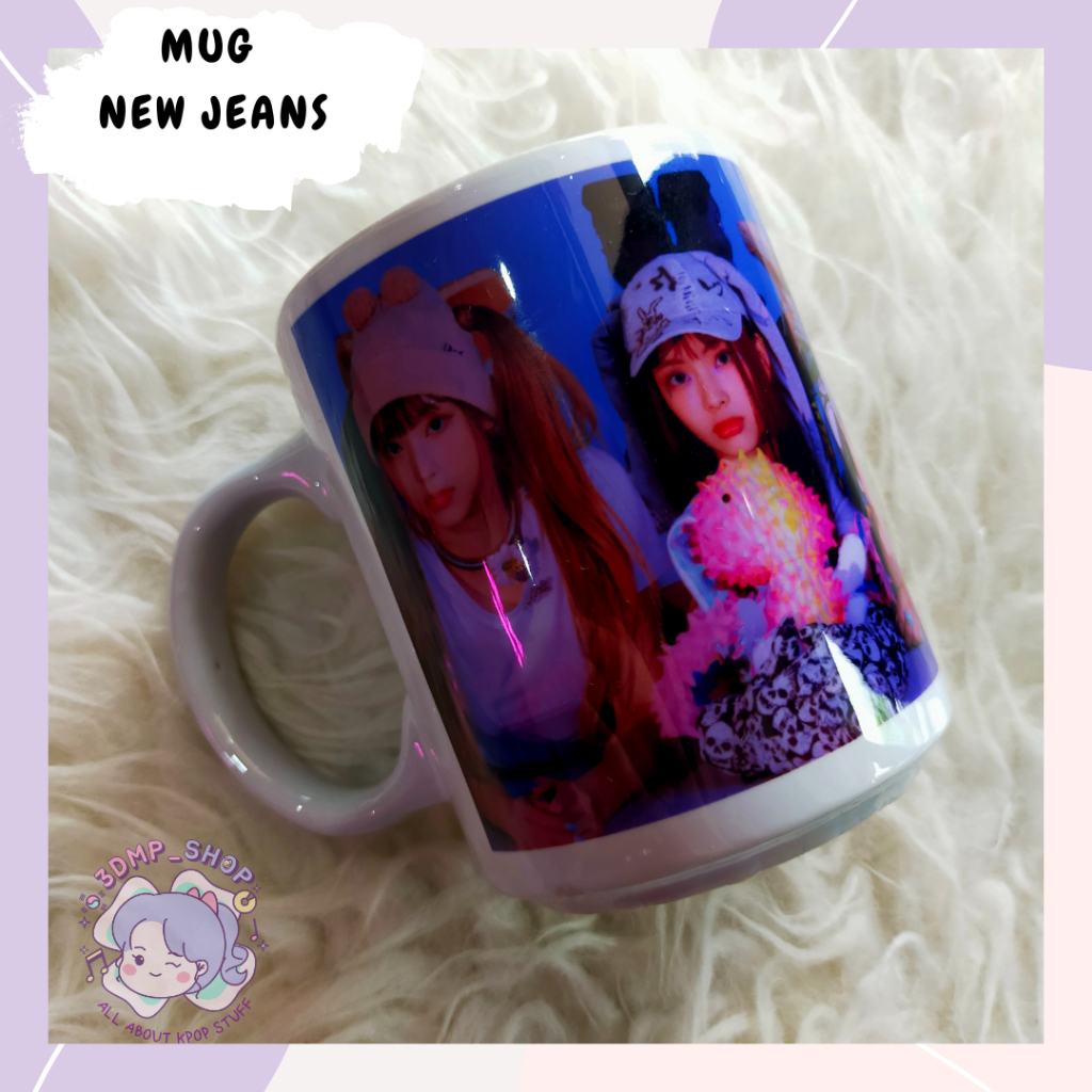 [MOHON TAMBAH BUBLE WRAP] MUG GELAS CANGKIR NEW JEANS