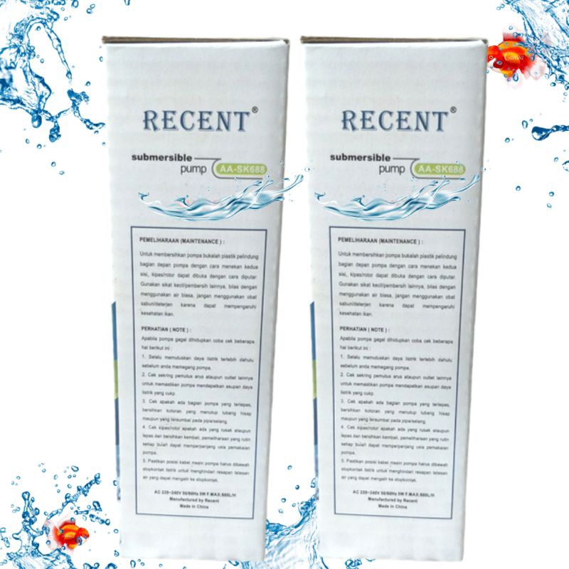 Pompa aquarium skimmer RECENT AA SK688