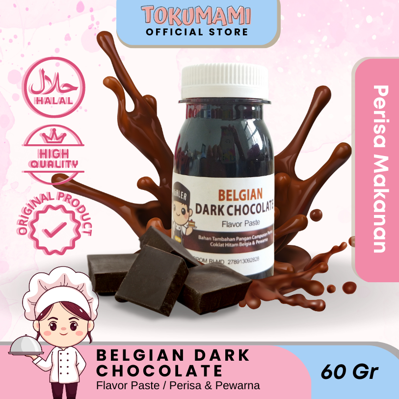 

Tokumami - Flavor Paste / Pasta Perisa Mohler Belgian Dark Choco 60 Gram
