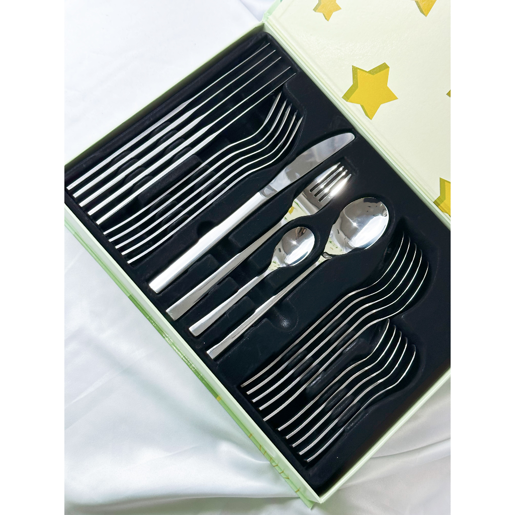 Kingsbakeware Peralatan Makan Sendok Set Keramik / Sendok Set Marble Dengan Rak