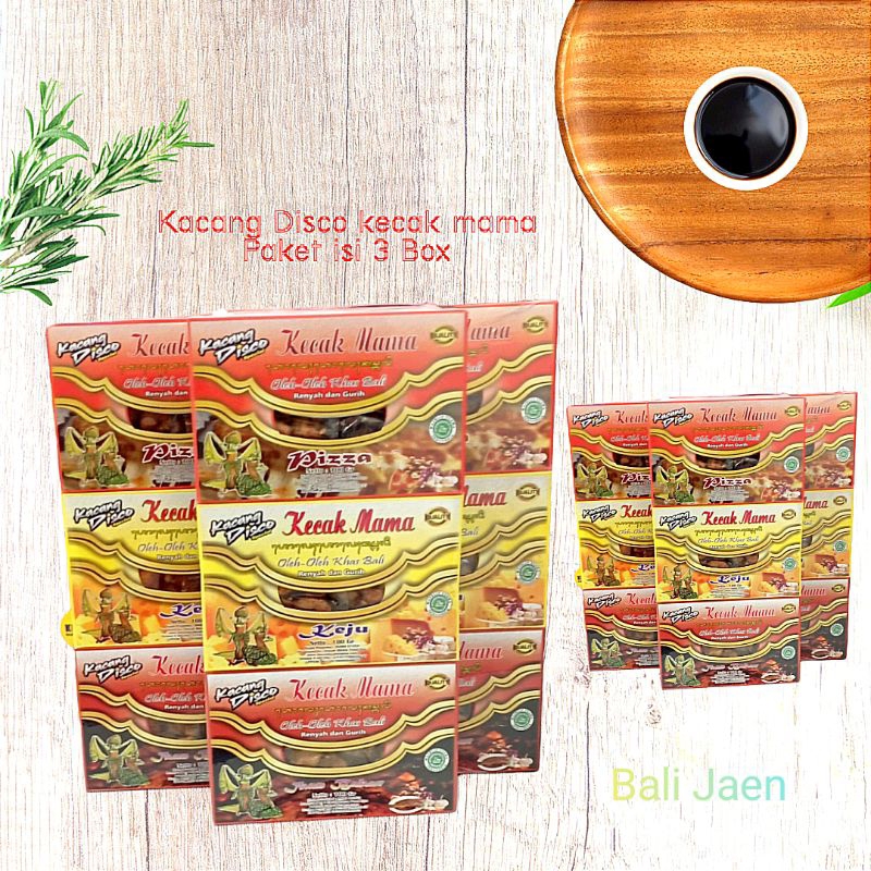 KACANG DISCO  KECAK MAMA PAKET 3 BOX @100Gram