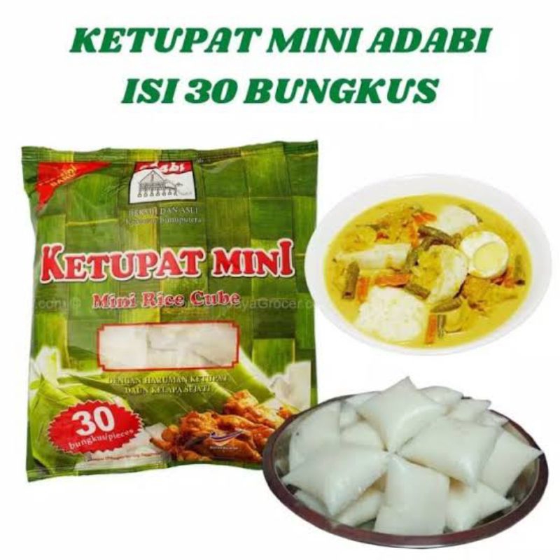 

Ketupat adabi isi 30 pcs