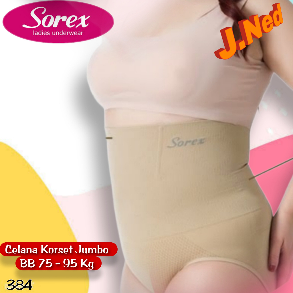 J384 - SHAPEWEAR CELANA KORSET PELANGSING PERUT JUMBO SOREX 13192 FREE SIZE FIT TO EQL