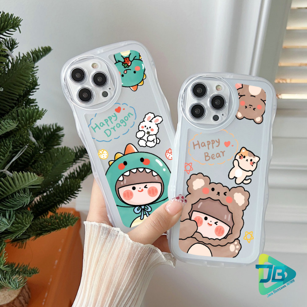 CUSTOM SOFTCASE WAVE GELOMBANG CLEAR CUSTOM FRESS COOL FOR VIVO Y02 Y11 Y12 Y15 Y17 Y15S Y01 Y16 Y02S Y20 Y12S Y21 Y21S Y33S Y22 Y22S Y30 Y50 Y35 Y53 Y71 Y75 Y81 Y91 Y93 Y95 Y91C Y1S V5 V20 V25 V25E T1 PRO S15E JB8428