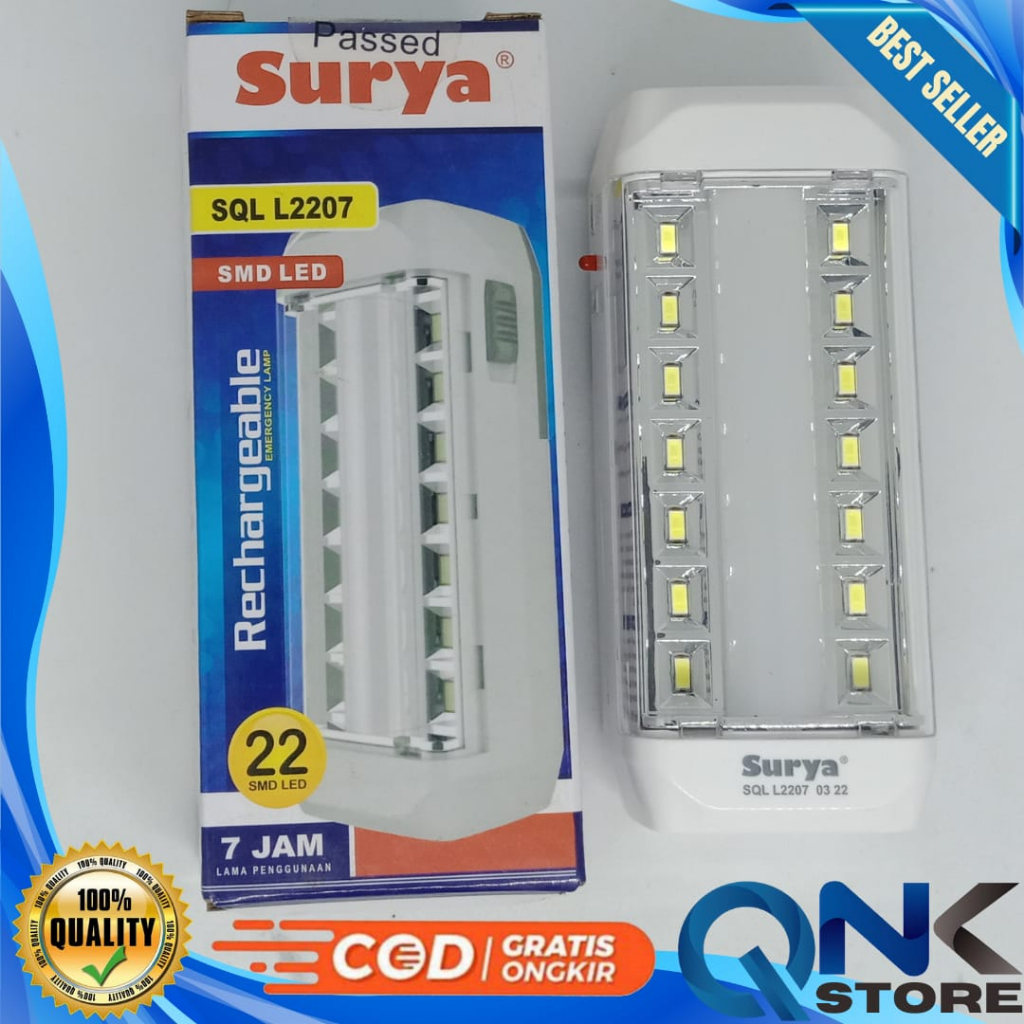 Lampu Led Emergency SURYA SQL L2207 Lampu Led Emergency