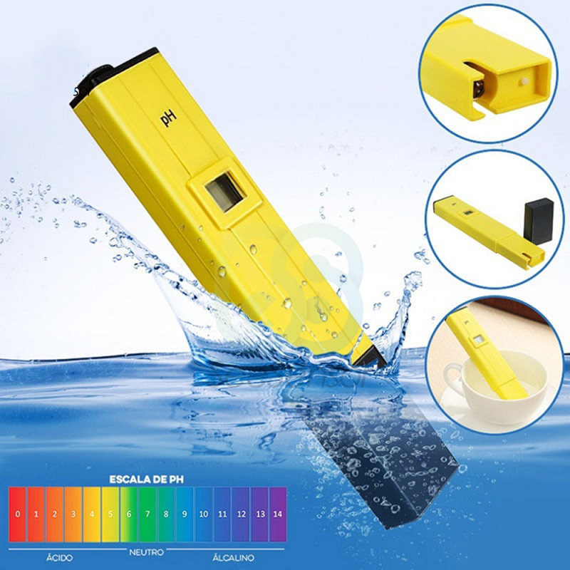 ATC PH Meter Digital Tester Alat Pengukur Keasaman Cairan Air Hidroponik Akuarium Kolam PH Pena 0.1 0.01