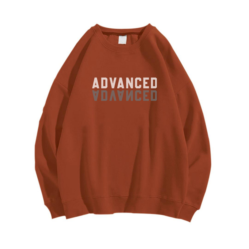 ADVANCED SWEATER CREWNECK PRIA WANITA Size M-XXL