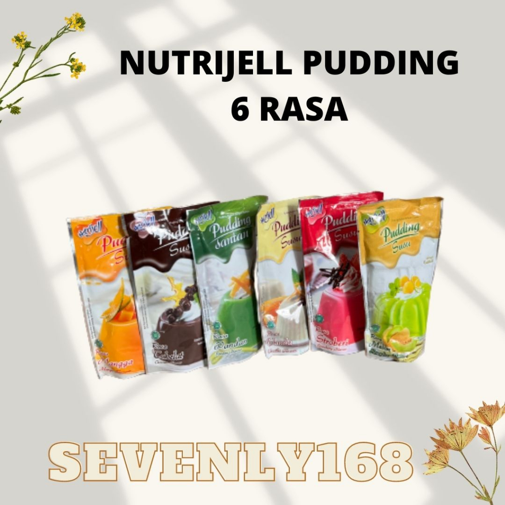 

PUDING SUSU Nutrijell rasa 120gr,145gr,170gr / serbuk pudding susu