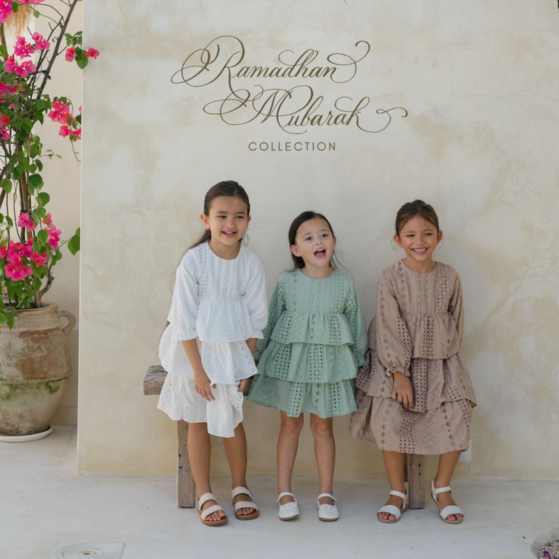 Butternut Naila Dress / Dress Lebaran Anak Perempuan / Dress Anak