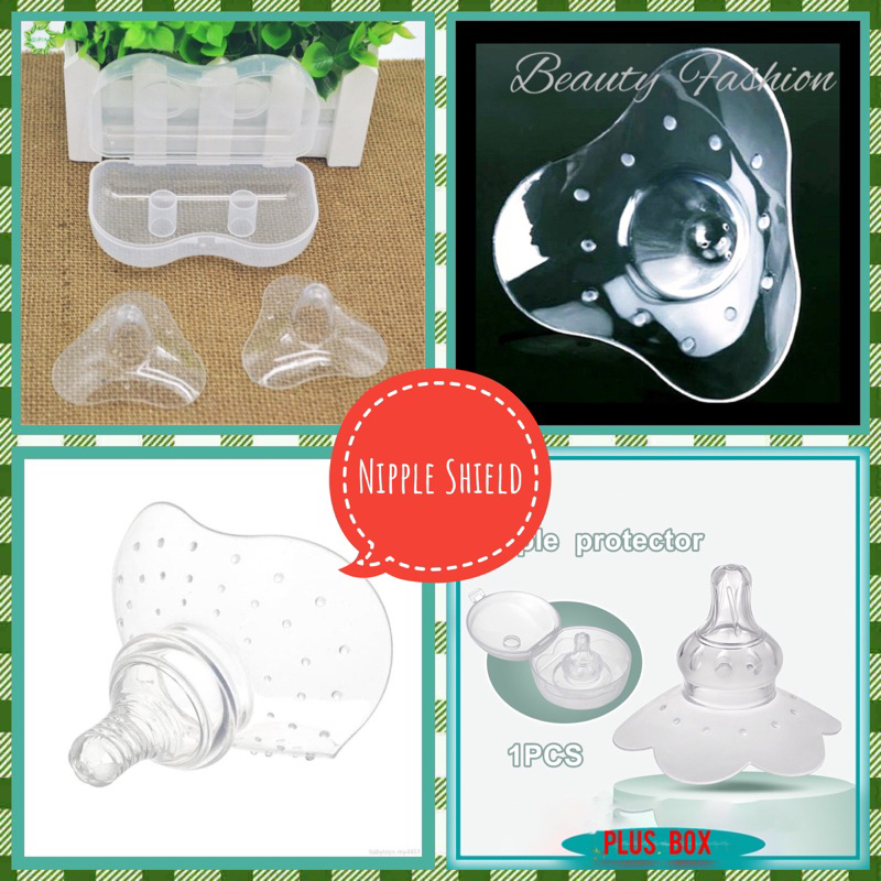 2pcs Nipple Shield Silikon Pelindung Puting Ibu Menyusui 1 pasang