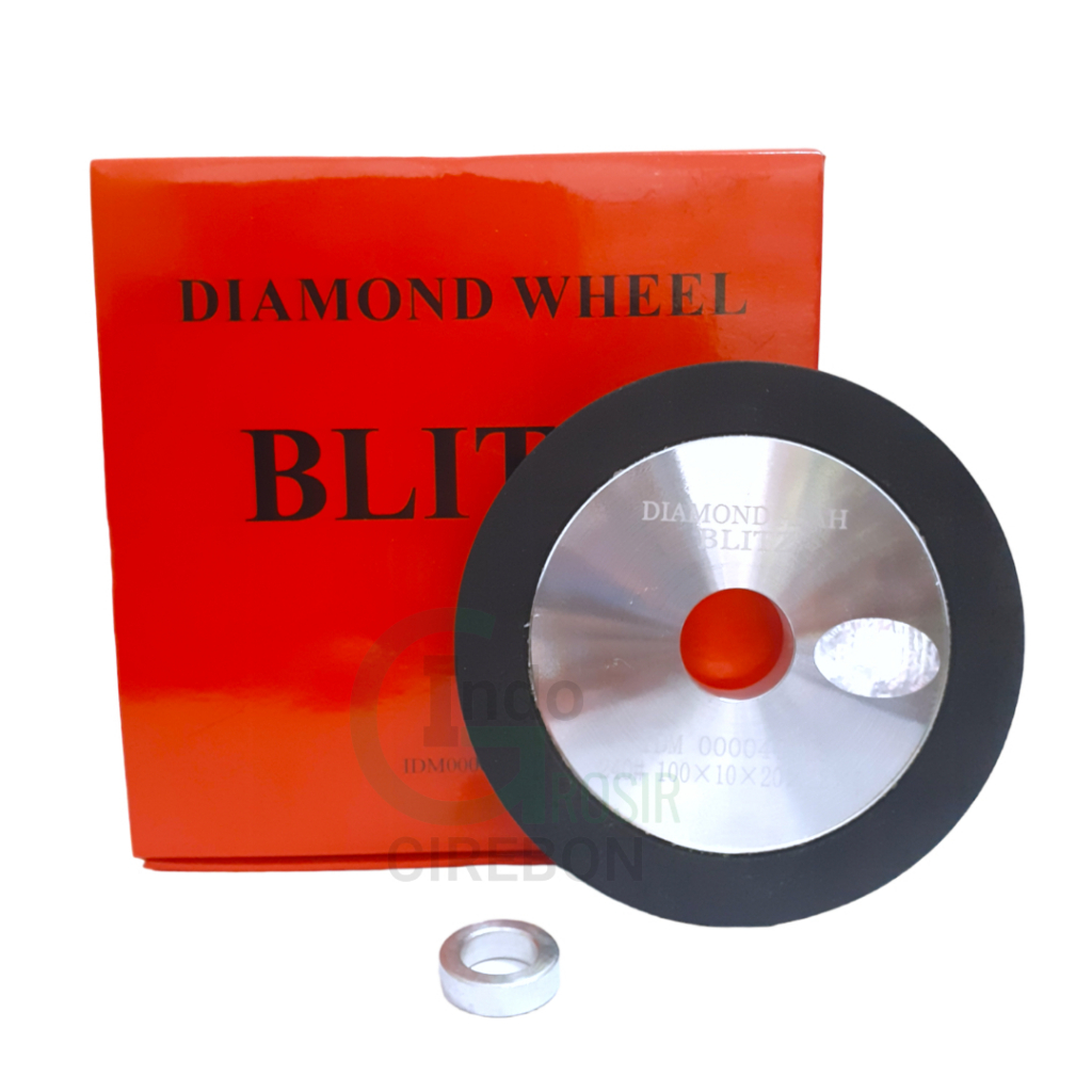 BLITZ Diamond Batu Asah 4&quot; 2 sisi #240 4 inch