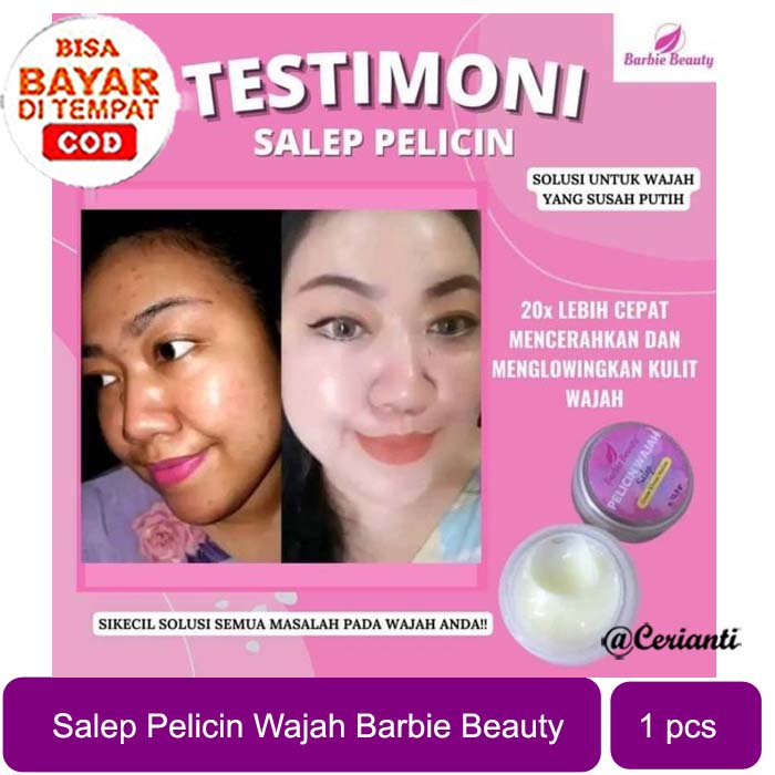 Salep pelicin wajah Barbie (ori bisa di scan)_Cerianti