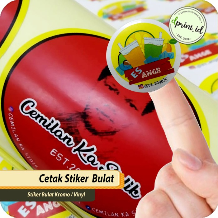 

Cetak Stiker Cutting Bulat Vinyl 5 6 7 8 9 10 CM