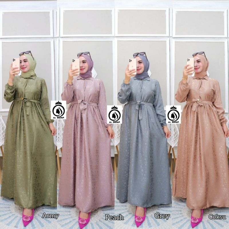 gamis armani brown