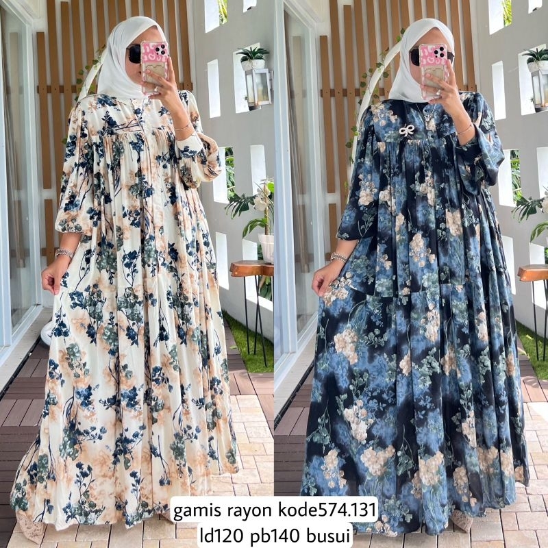 gamis rayon kode 574.131 by alvaro collection busui friendly jumbo rayon premium
