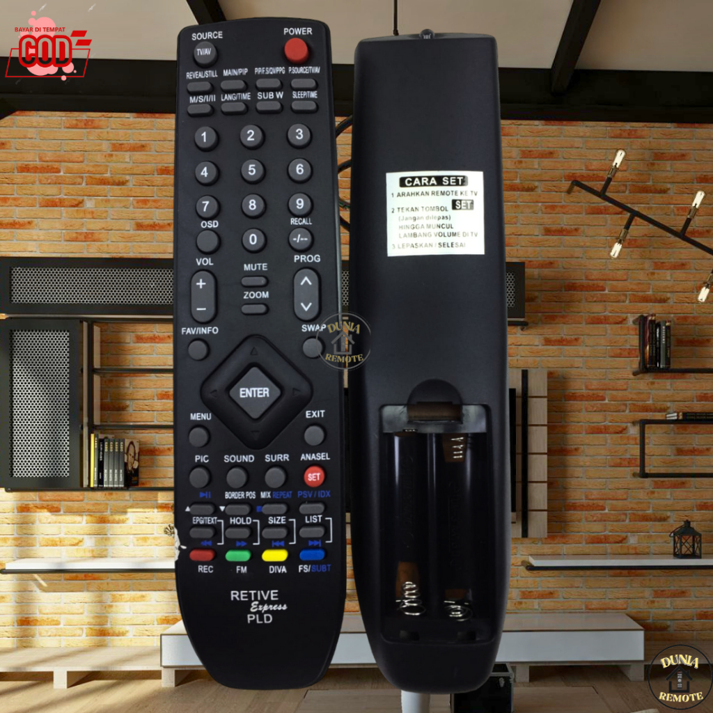 Remot Remote Tv Lcd Led Multi RETIVE PLD Expres