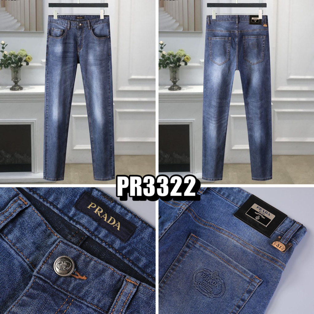 CELANA JEANS PRIA IMPORT BRANDED PRADA QUALITY MIRROR 1:1 BERKUALITAS