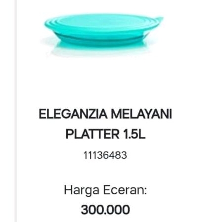 ELEGENZIA CRISTAL TUPPERWARE
