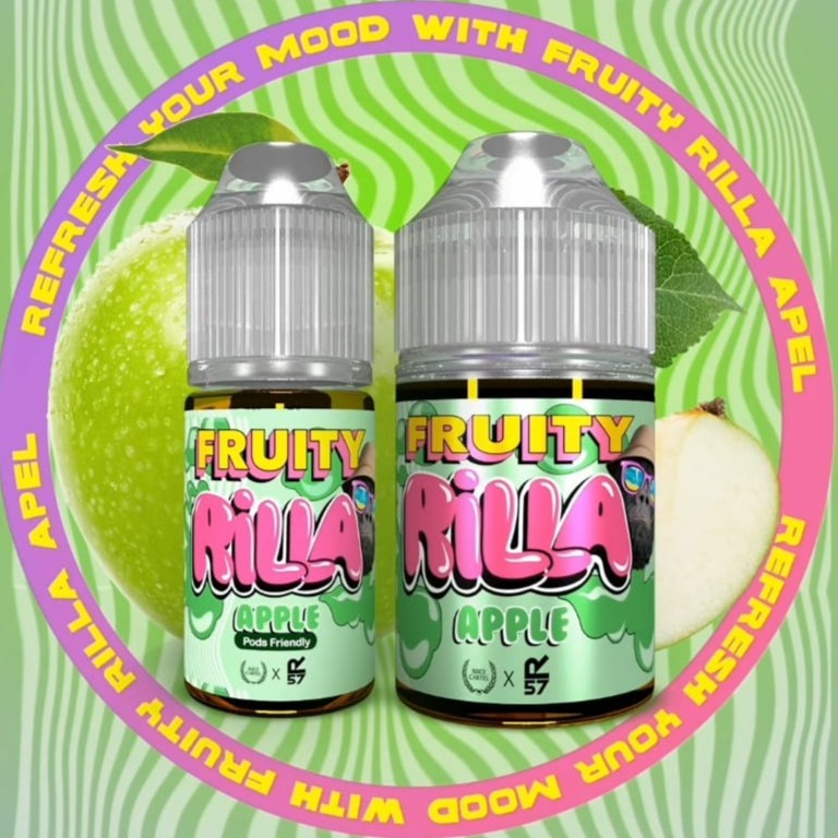 Liquid Fruity Rilla Apple Pods Friendly 30ML by IJC x Hero57