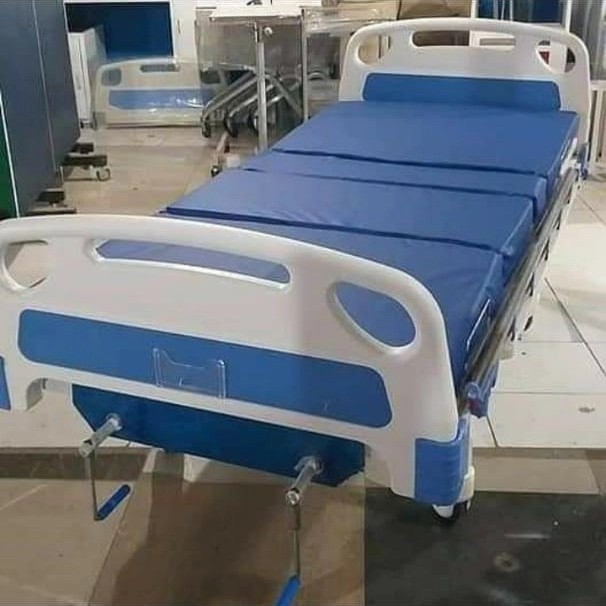 Bed Pasien 2 Crank ABS / Ranjang Pasien 2 Engkol / Ranjang Rumah Sakit