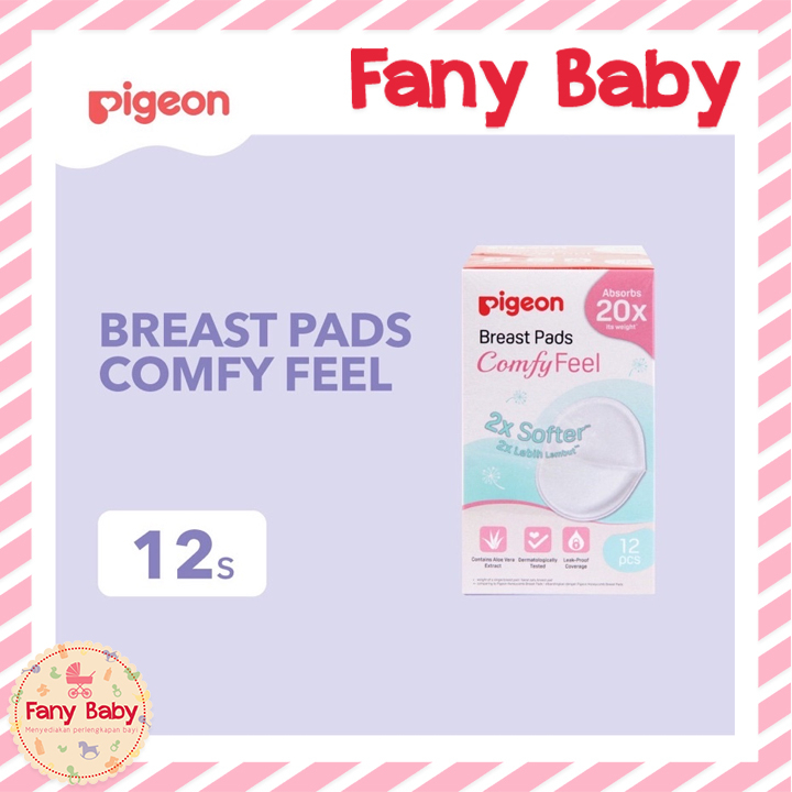 PIGEON BREAST PADS COMFYFEEL 12PCS