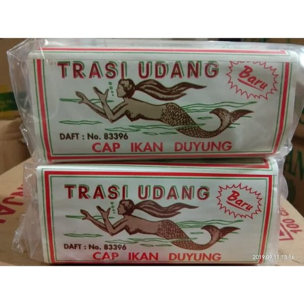 Terasi Udang Cap Ikan Duyung 250gr