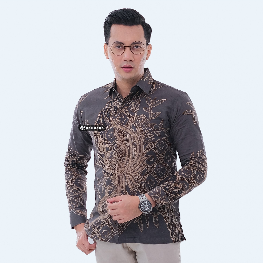 Handara Batik Pria Peksi Ulir Ash HB-134