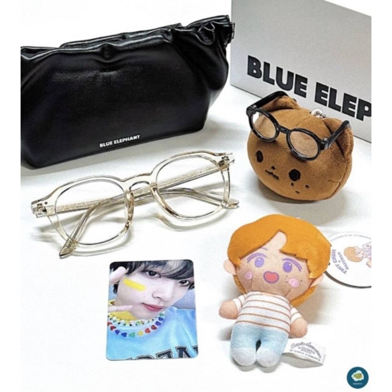 [PO] BLUE ELEPHANT GLASSES (ANDY FLESH, CRYSTAL, BLACK)
