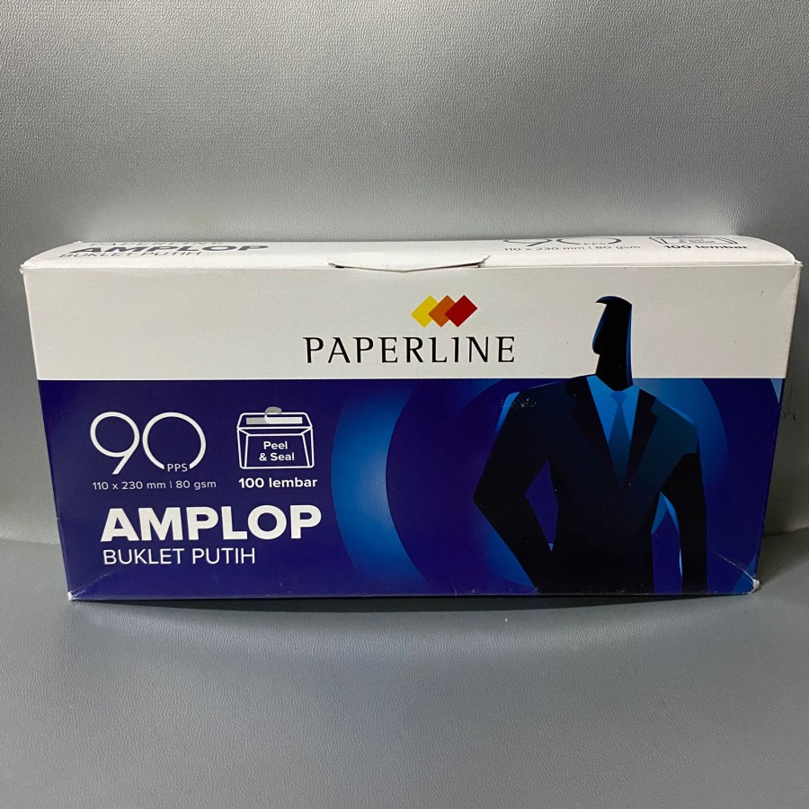 

Amplop Putih Paperline 90 PPS Buklet Putih Polos 1 box isi 100 Lembar