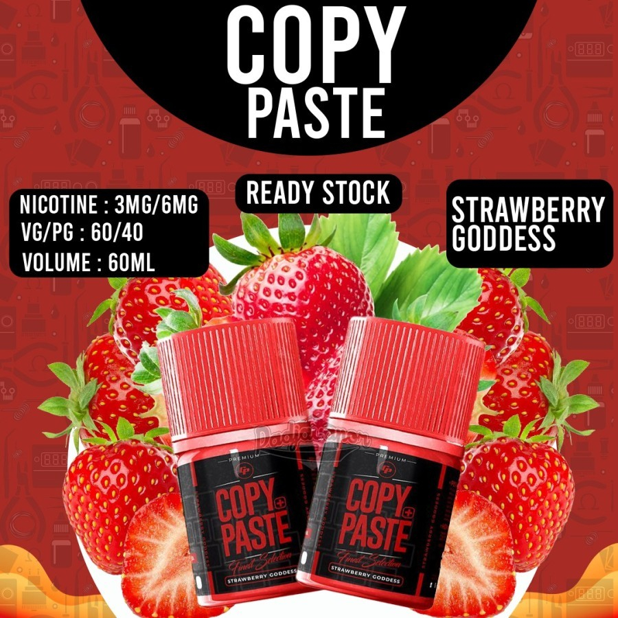 Copy Paste Strawberry Goddess 60ML by Tigac x Samose