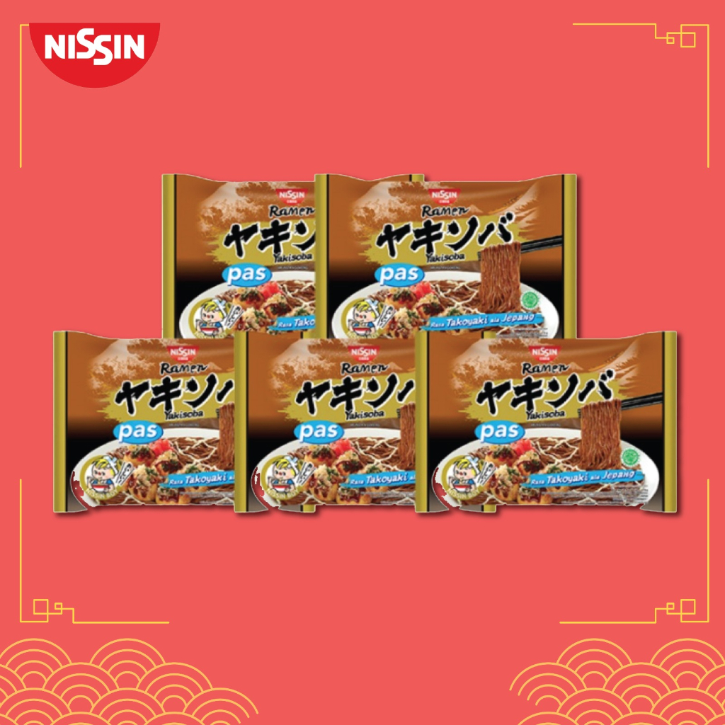 

Nissin Pas Ramen Yakisoba - Teriyaki 78gr - 5 pcs