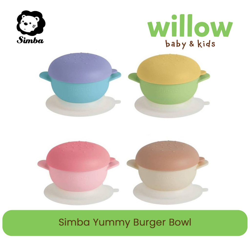 Alat Makan Bayi - Simba Yummy Burger Bowl Blue