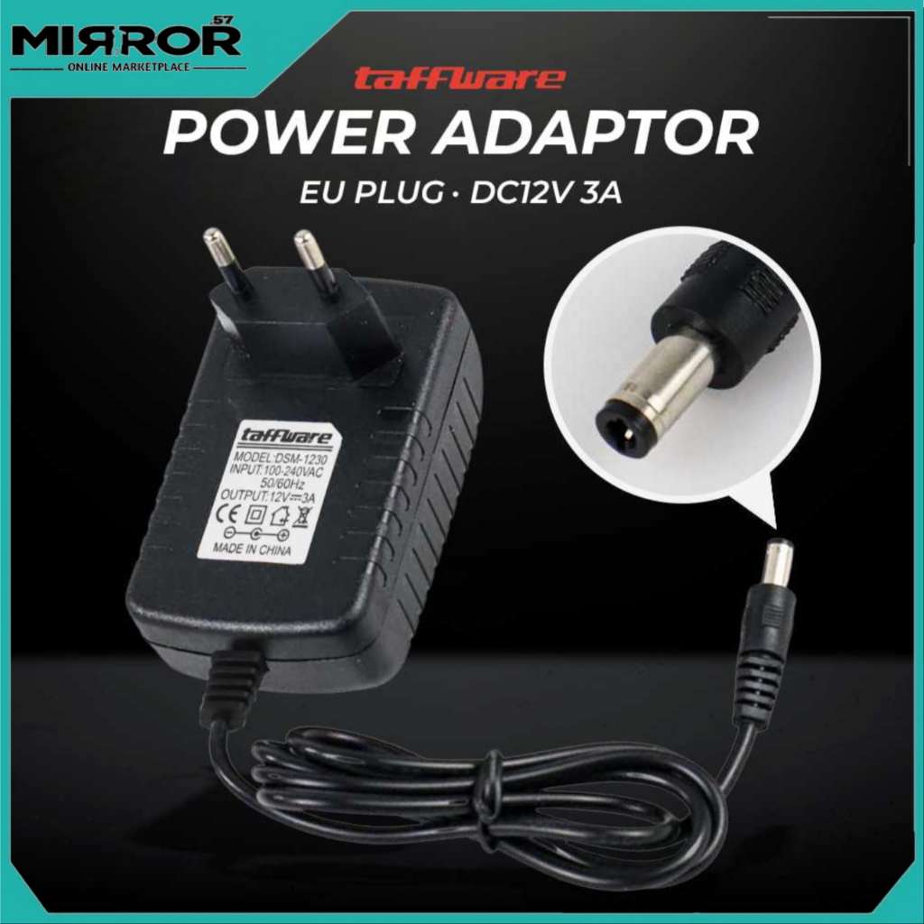 Adaptor 12V 3A Power Adaptor Untuk Power Supply Alat Elektronik