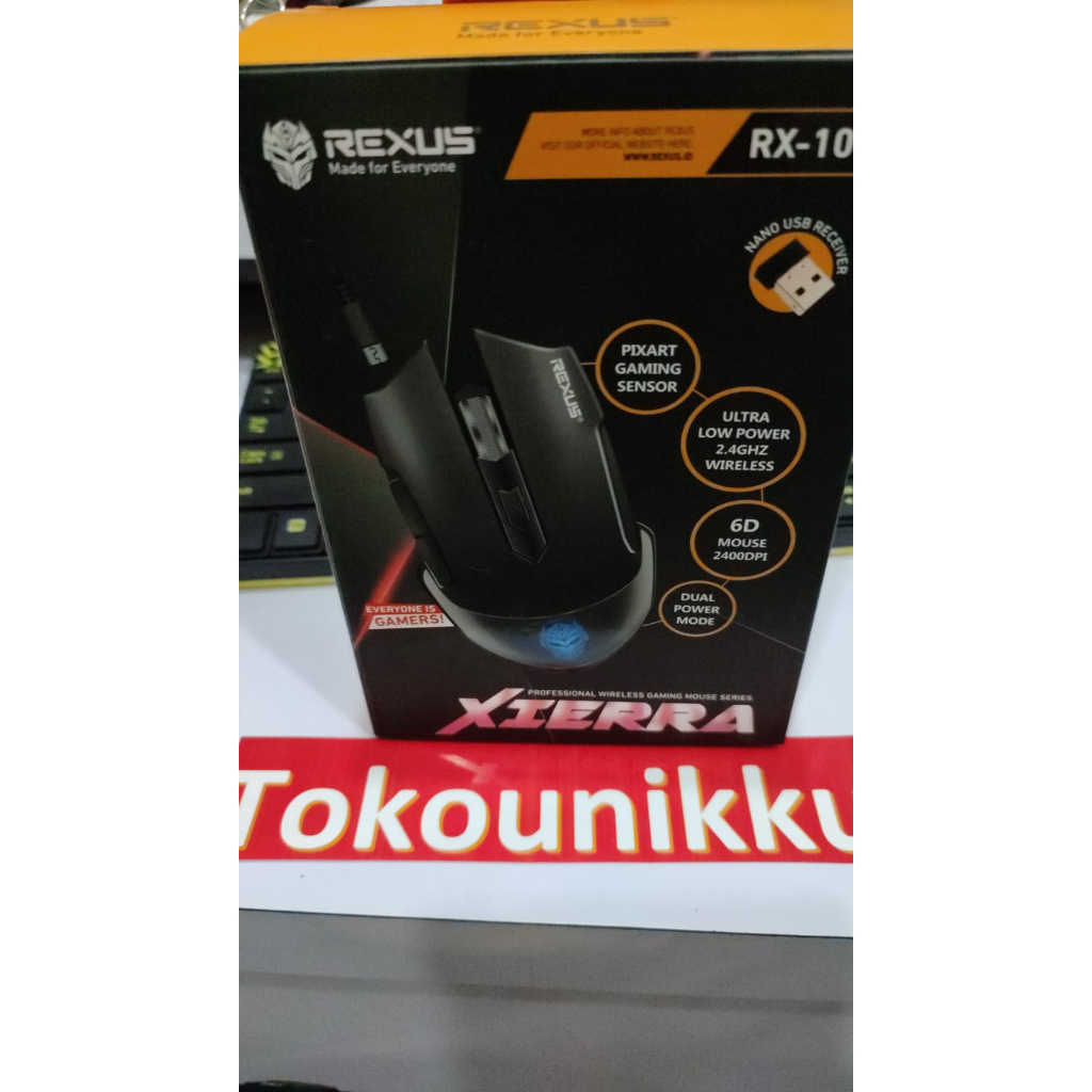 Mouse Gaming Wireless Rexus RX108 / RX-108