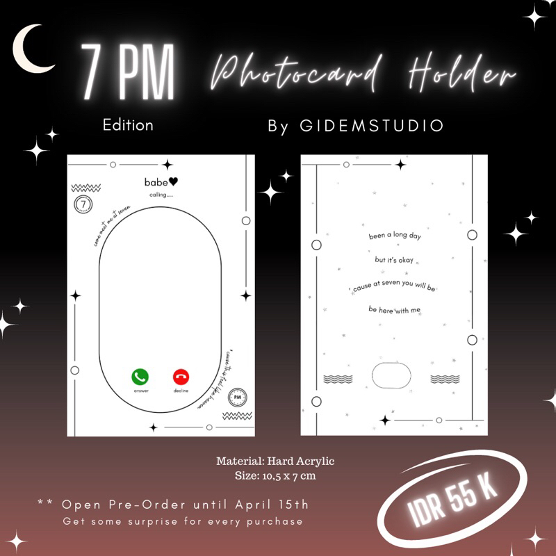 7 PM Photocard Holder