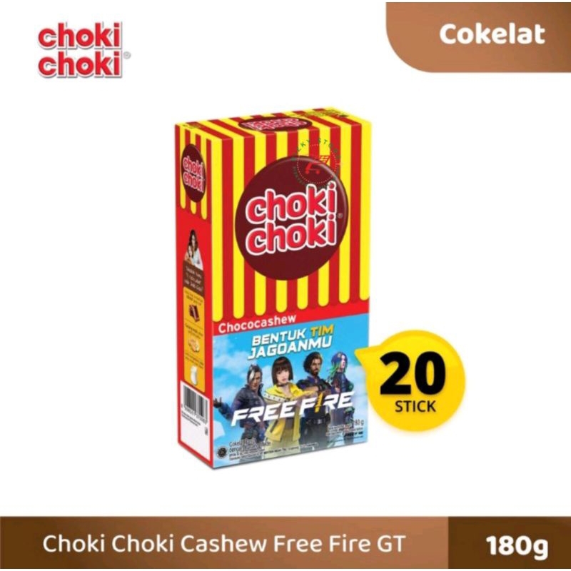 CHOKI CHOKI PASTA CHOCO CASHEW 1 Box isi 20 Pcs