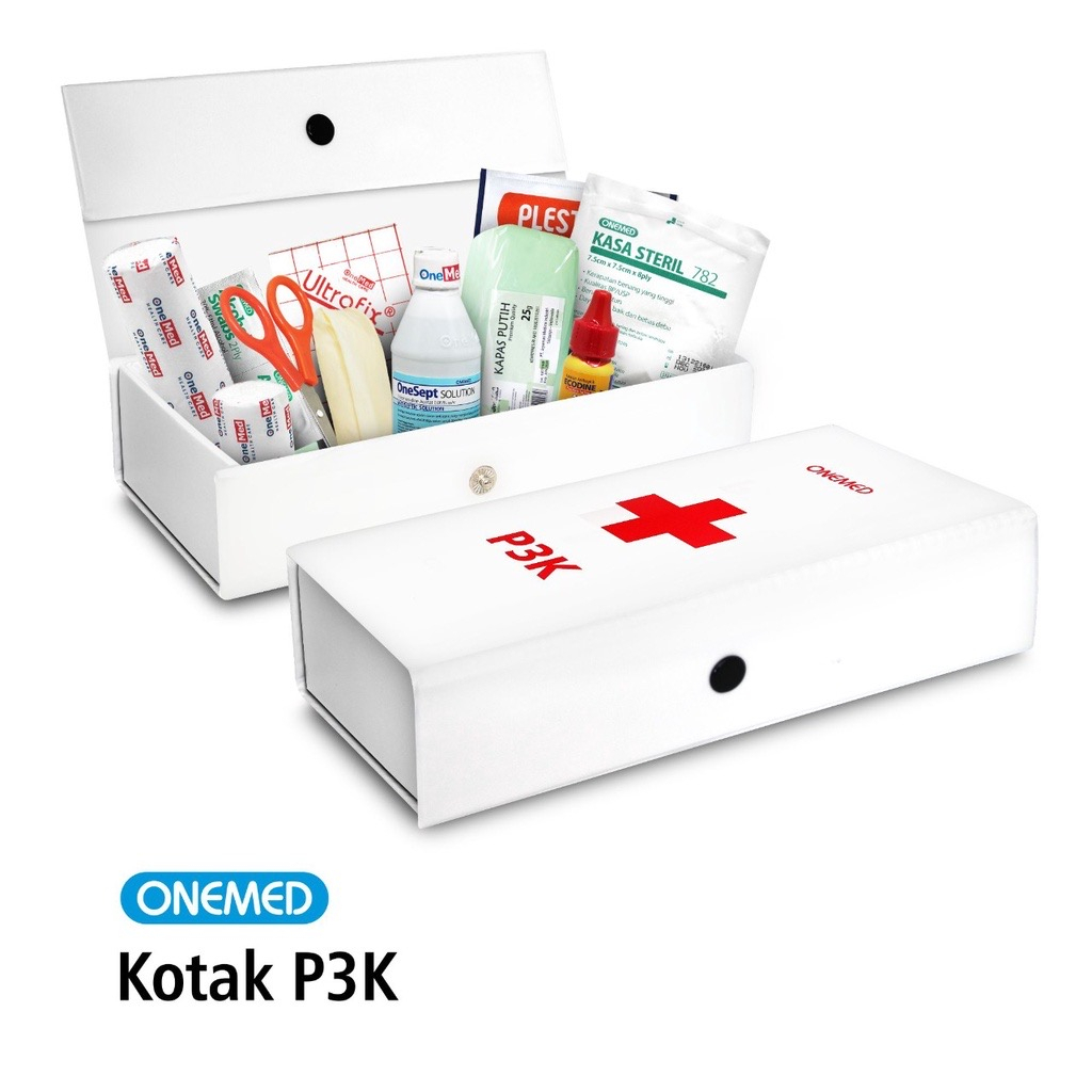 Kotak P3K dan isi merk Onemed