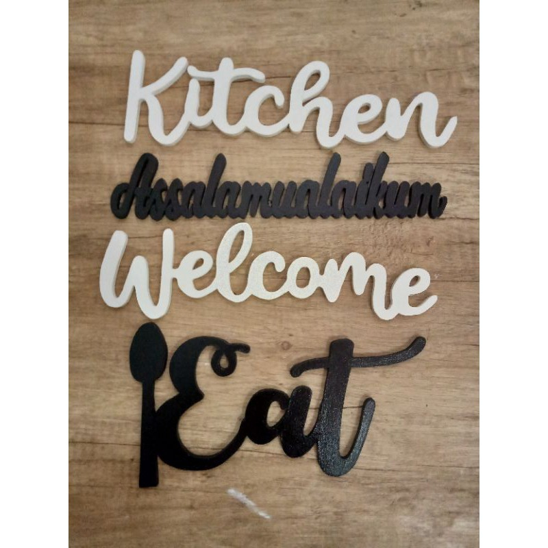 TULISAN KAYU HURUF TIMBUL