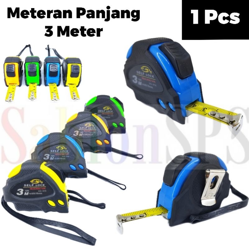 METERAN TANGAN 3M SELF LOCK METERAN KARET