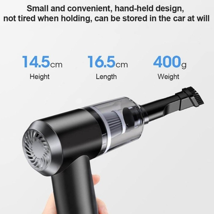 # HJ # Penyedot Debu Mobil Penghisap Debu  / Vacuum Cleaner Portable Mini 2 IN 1 Home And Car