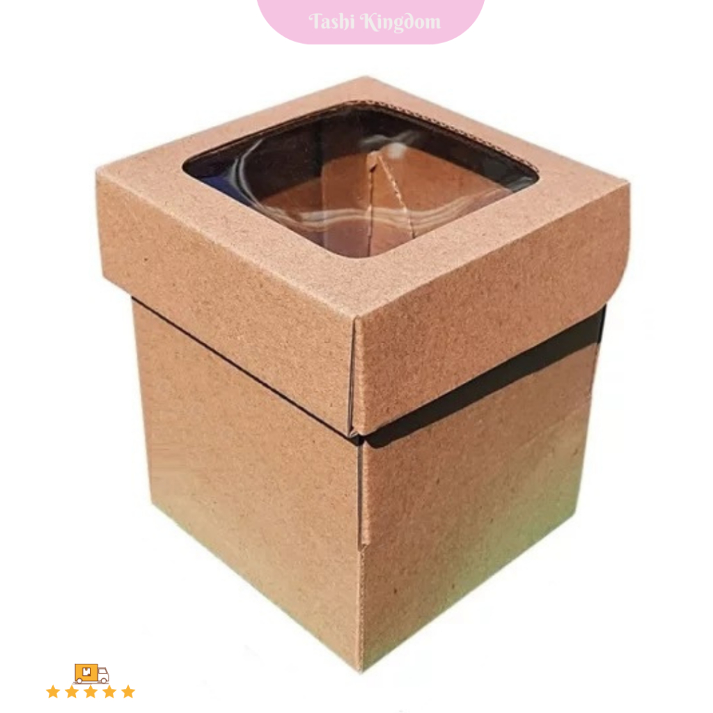 

10cm Kotak kue polos Kue box craft karton polos gift box bolu handmade