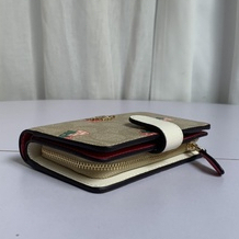 [Instant/Same Day] 91836  COACH New Strawberry Snap Button Short Style Women's Long Style Wallet Card Case  qianbao